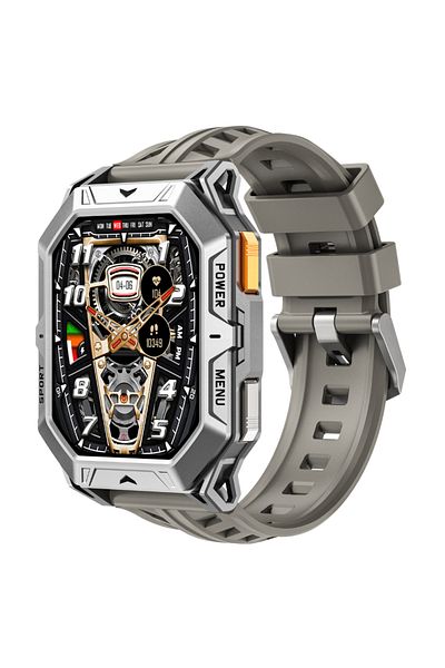 OEM TWINKLER TKY-S09 Men's Smartwatch, 2.13" AMOLED, BT 5.4, Altimeter, Oximeter, Sports, Black