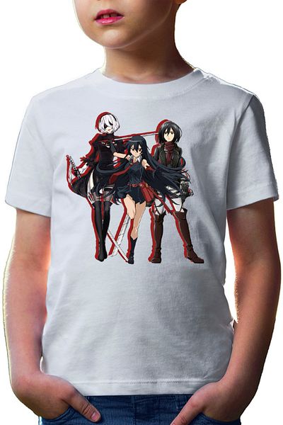OEM Tricou copii Akame ga Kill Nier Automata Mikasa Attack on Titan Sword Users
