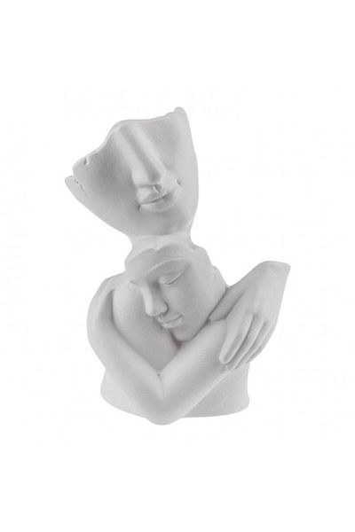 OEM Vază ceramică în formă de bust de femeie cu copil