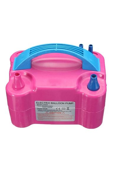PRC Pompă electrică de umflat baloane 600W, 2 adaptoare