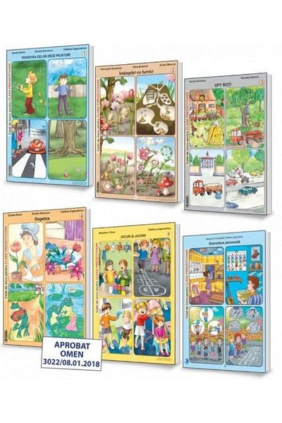 Editura Sigma Set of 6 notebooks, preparatory class. Modules I and II