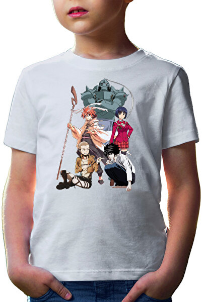 OEM Tricou copii UQ Holder Negi Orte Connie Attack on Titan Death Note