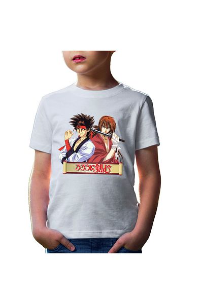OEM Tricou copii Rurouni Kenshin Sanosuke Kenshin Manuscript