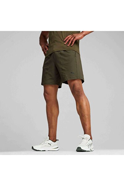 Puma M CLOUDSPUN 7" KNIT SHORT Yeşil Erkek Şort