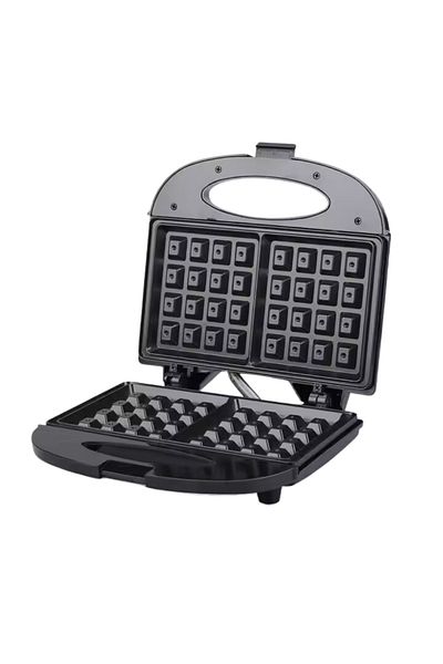 Blasko Aparat Waffle 750W Placi Neaderente Termostat Clapeta Blocare Design Compact