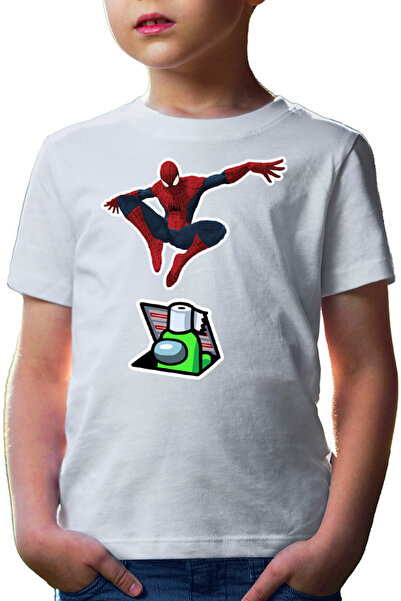 OEM Tricou copii Spiderman Us Suspicious Vent Paper Jump Surprise