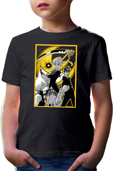 OEM Tricou copii Soul Eater Group Death The Kid Black Star Soul Maka