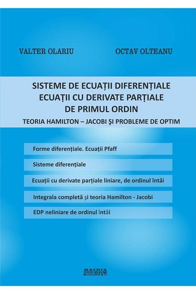 Editura Matrixrom Systems of differential equations. Equations with drift