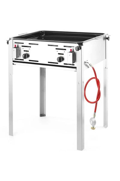 shumee Grill gazowy z patelnią Grill Master Maxi 590x480mm 11.6kW - Hendi 154717