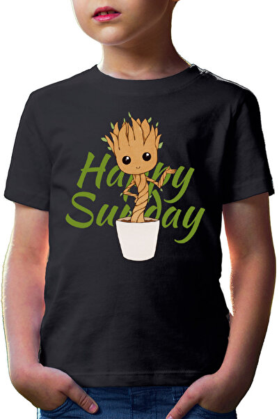 OEM Tricou copii Baby Groot Sunday Happy Marvel DC Happy Smile