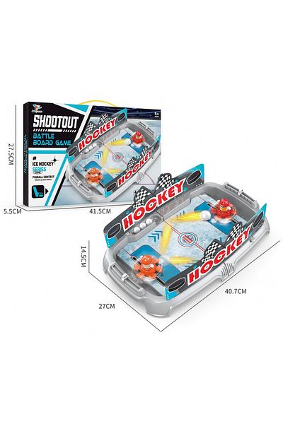 Flippy Interactive Ice Hockey Board Game for Kids, Flippy, 4 Balls, Scoreboard, 40.7x27x14.5 cm, Multicolor