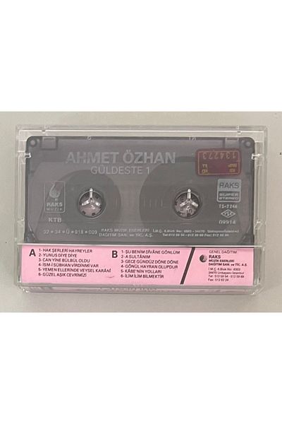 Raks Ahmet Özhan Güldeste 1 Cassette (Original Period Pressing Cassette)