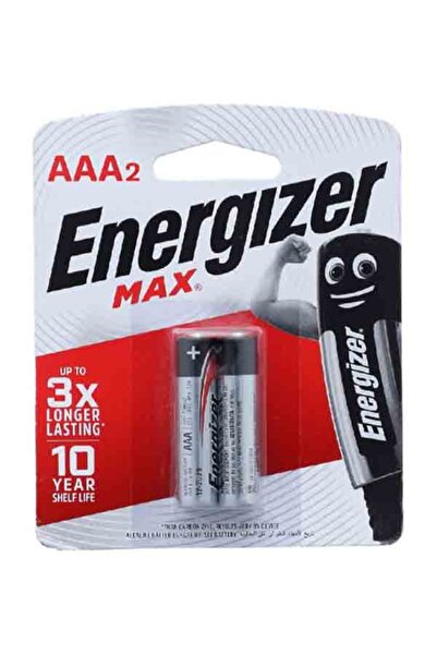 Energizer 2-Piece AAA E92 Long-Life Alkaline Batteries Set