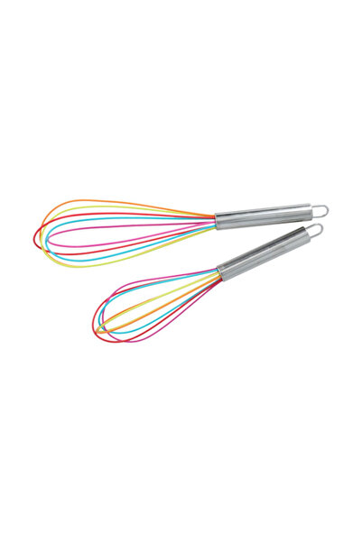 Core Kitchen طقم خفاقة سيليكون مضادة للميكروبات مكون من قطعتين مقاس M/L