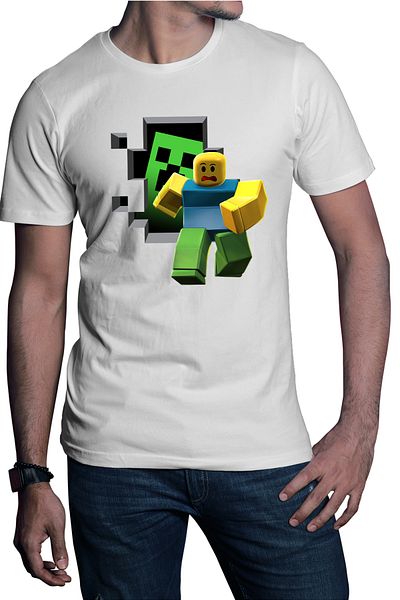 OEM Tricou barbati Roblox Minecraft Earth Aternos Mcskins