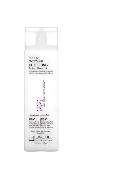Giovanni Giovanni Root 66 Max Volume Conditioner | Strengthens Fine and Brittle Hair | Adds Density to Weak Hair | 250ml