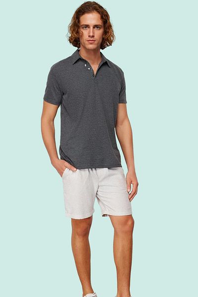 PayBuy Men's Linen Look Short Shorts Comfortable Fit Pocket Detail Daily Use a Must Have in Summer