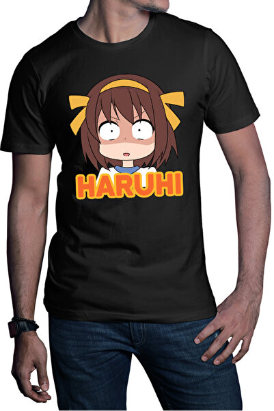 OEM Ανδρικό T-shirt Haruhi Suzumiya Αθλητική στολή Κωμωδία Anime Weeb