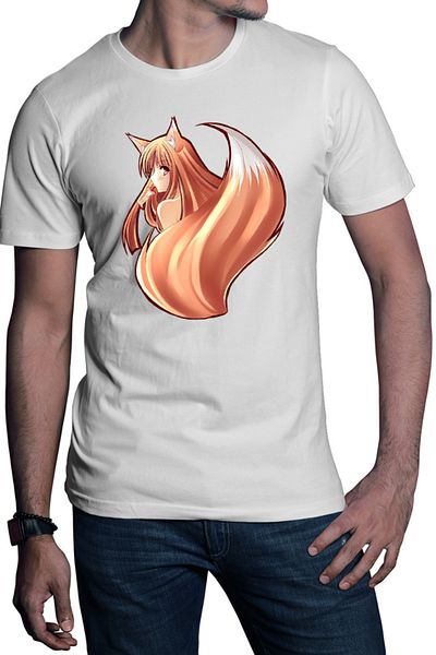 OEM Men's T-shirt Spice And Wolf Holo Anime Kage Otaku