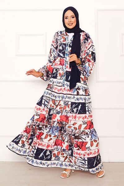 EBRUTESETTÜR Floral print viscose dress