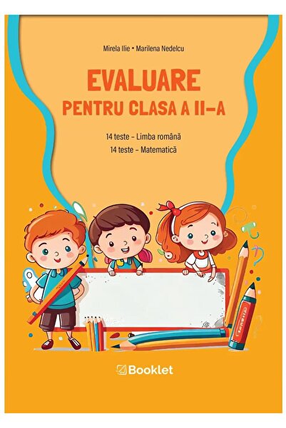Editura Booklet Evaluare pentru clasa a II-a. 14 teste Limba roman