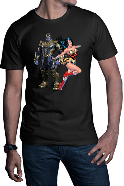 OEM Tricou barbati Thanos Wonder Woman Hero Villian Star