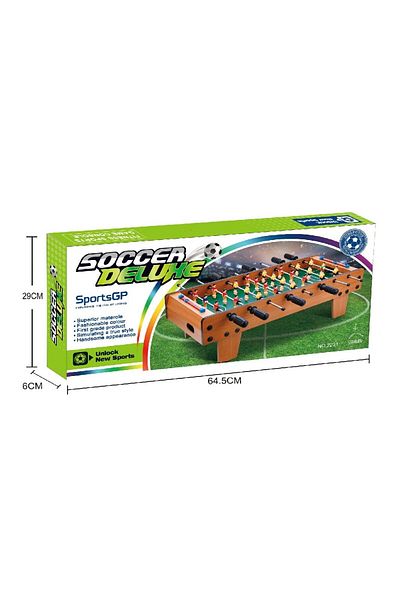 Flippy Football Table with Field, Flippy, with Short Legs, 8 Handles, Scoreboard