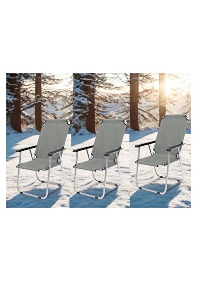 smart home طقم كرسي تخييم قابل للطي من 3 قطع، مسند ظهر خفيف الوزن وقابل للتعد...