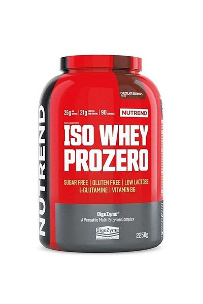 Nutrend Iso Whey Prozero 90 Servings Chocolate Brownie 2250g