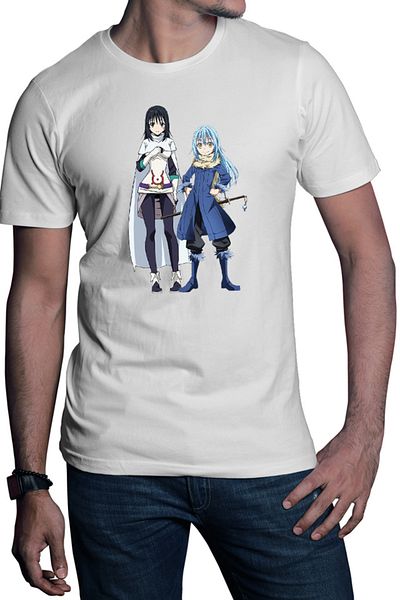 OEM Men's T-shirt TenSura Slime Isekai Shizue Rinmuru Master Student Fantasy