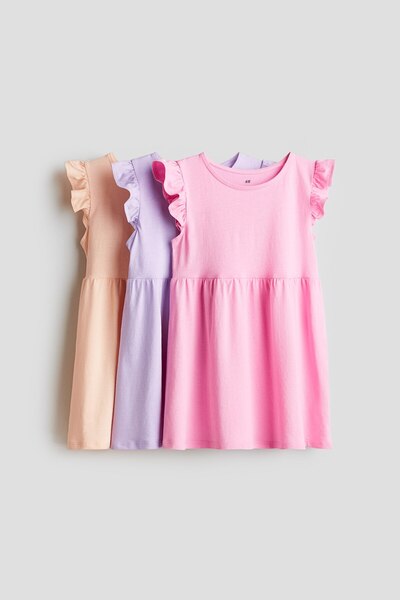 H&M 3'lü Jarse Elbise