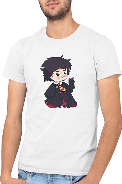 OEM Tricou barbati Harry Potter Magic Chibi Small Cute Wizard Academy