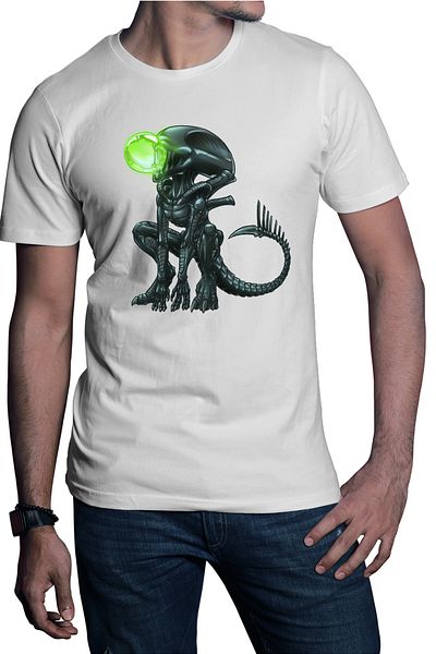 OEM Men's T-shirt Predator Alien Prime Trilogy Schwarzenegger