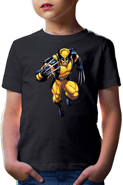 OEM Tricou copii Wolverine Superhero Strong American Comics