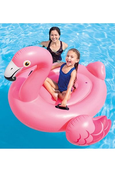 Intex Saltea gonflabilă Flamingo pentru distracție acvatică în piscină 142 x 137 x 97 #57558