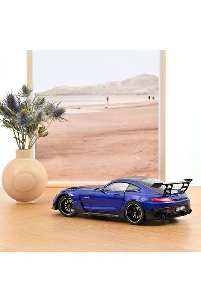 Norev Macheta Auto Mercedes-amg Gt Black Series 2021 Blue Metallic 1:18
