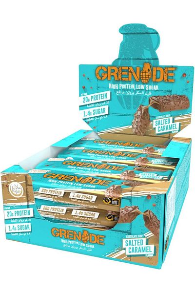 Grenade Grenade High Protein Low Sugar Bar - Caramel, 12 x 60g (Carton)
