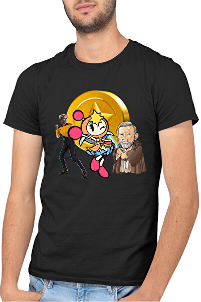 OEM Tricou barbati Bomberman Obi Kenobi Star Trek Gold