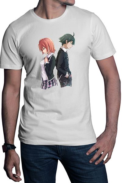 OEM Tricou barbati OreGairu Hikigaya Yuigahama Yui Schoolmates Friends