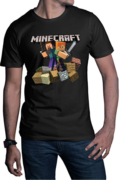 OEM Tricou barbati Minecraft Fight Loot Bow Sword Beginner Material