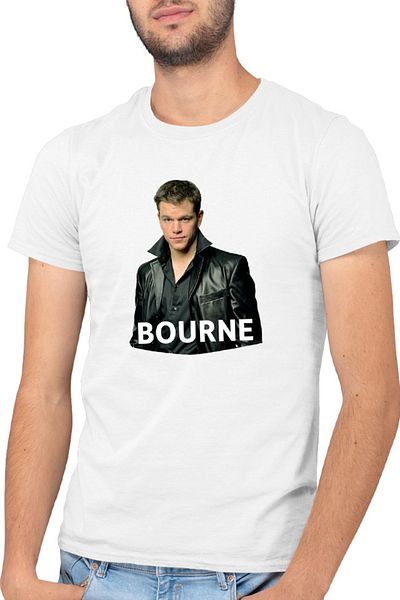 OEM Tricou barbati Bourne Matt Damon Celebrity Identity Theatrical Films