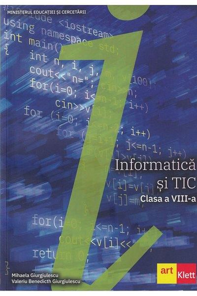 Editura Art Klett Computer Science and ICT, 8th grade, Mihaela Giurgi