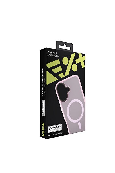 NEXT ONE NOA Mist Shield Protective Case with MagSafe for iPhone 16 Plus, Pink