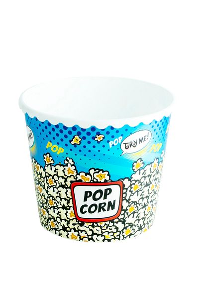 Herevin 2.3 Litre Large Popcorn and Chips Snack Bowl Polypropylene Reusable Serving Bowl