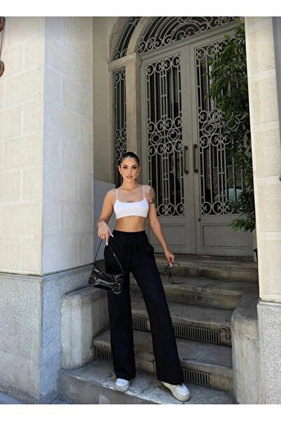 belean Φαρδιά φούτερ με ελαστική μέση