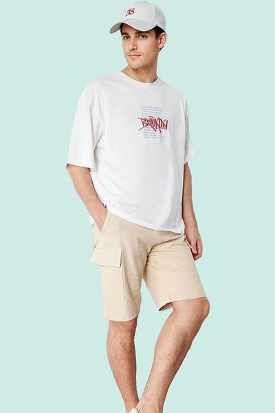 PayBuy Men's Denim Short Shorts Wide Leg Relaxed Fit Cotton Casual Combinations Summer Indispensable
