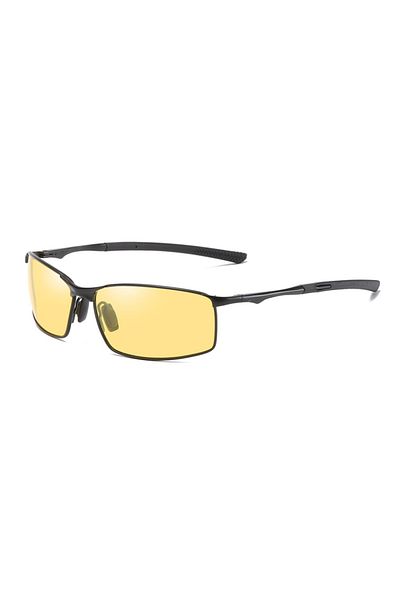 SKYDDAR INNOVATION Men's sunglasses, Polarized, Skyddar 559, Black;yellow