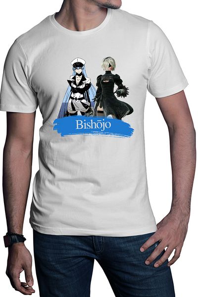OEM Men's T-shirt Akame ga Kill Esdeath Nier Automata Sword Gamer