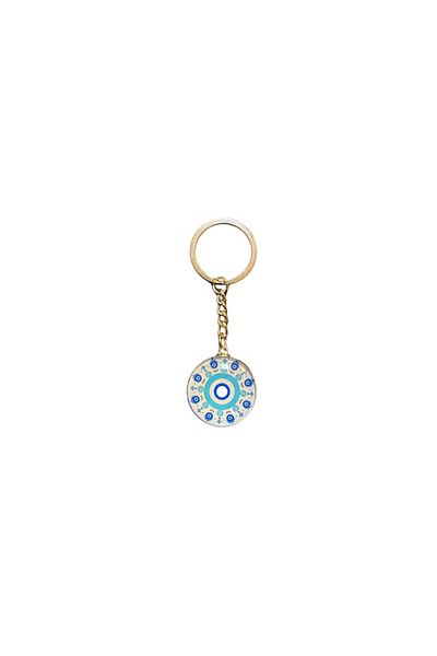GRANDSTORE Evil Eye Beaded Two-Way Gift Keychain