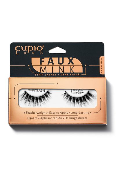 Cupio Gene banda Vegan Faux Mink Extra Glow